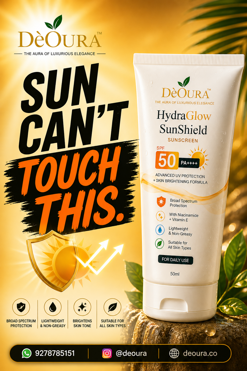 HydraGlow SunShiled Sunscreen