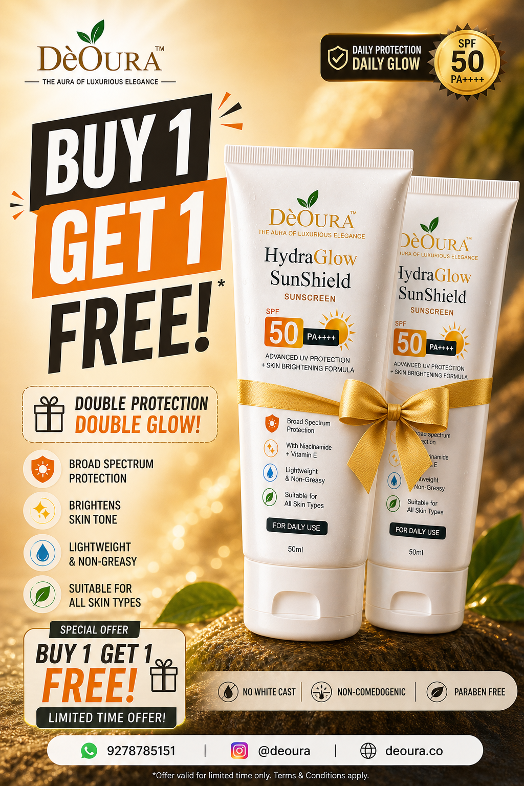 HydraGlow SunShiled Sunscreen